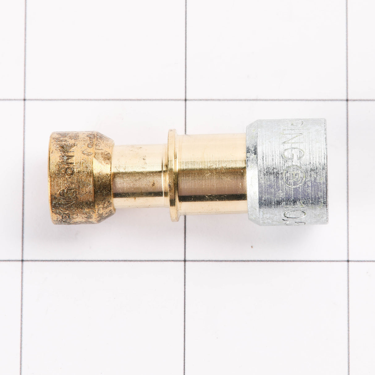 GE WR97X33345 Genuine OEM 10.5Mm X 8Mm Brass Reducer