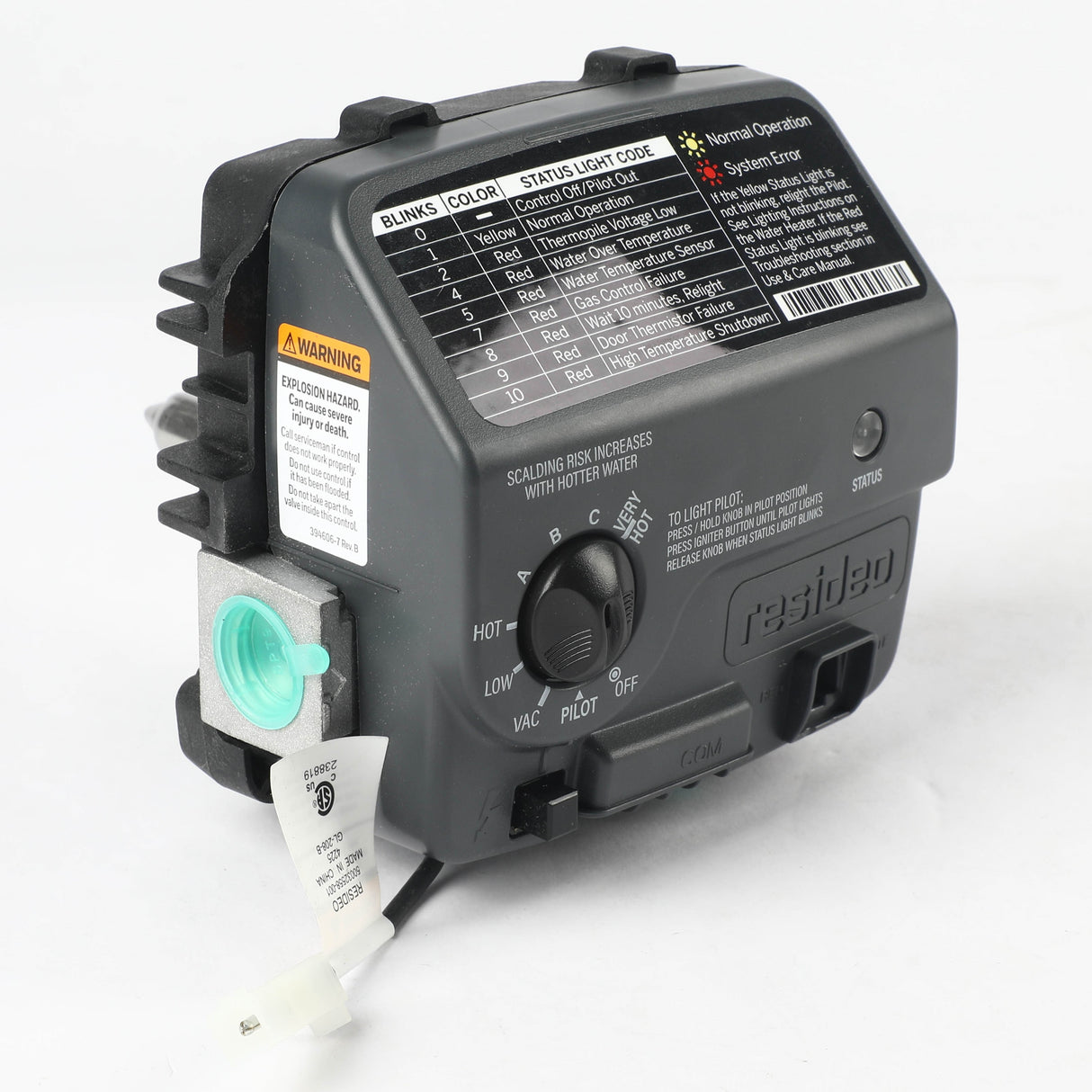 GE WS21X24921 Genuine OEM Gas Control Valve Atm Ng Thermistor