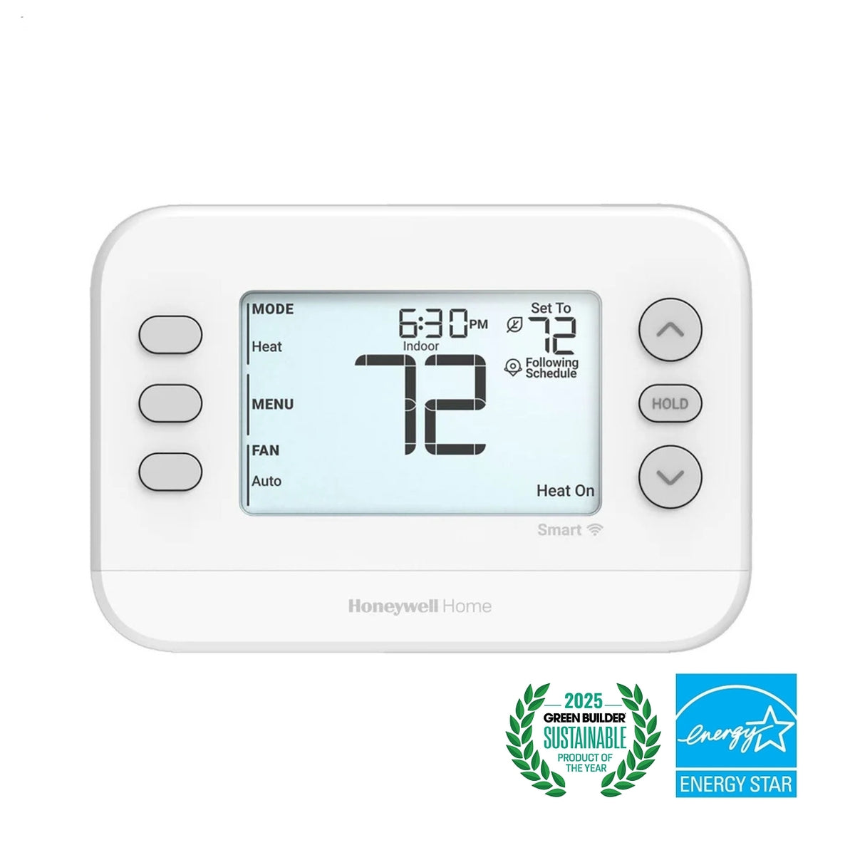 Honeywell TH2110WF4008/U FocusPRO S200 Smart Thermostat - 1H/1C, Backlit LCD, Hardwired, White