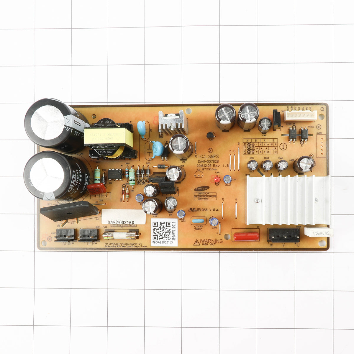 Samsung DA92-00215X Inverter PCB Genuine Original Equipment Manufacturer (OEM) Part