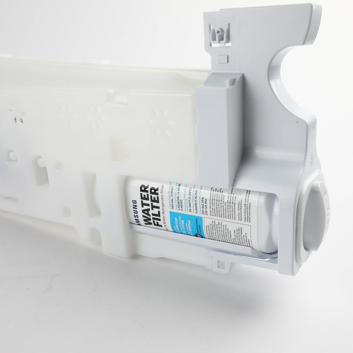 Samsung DA97-21041A Refrigerator Water Filter Case Assembly, the Housing