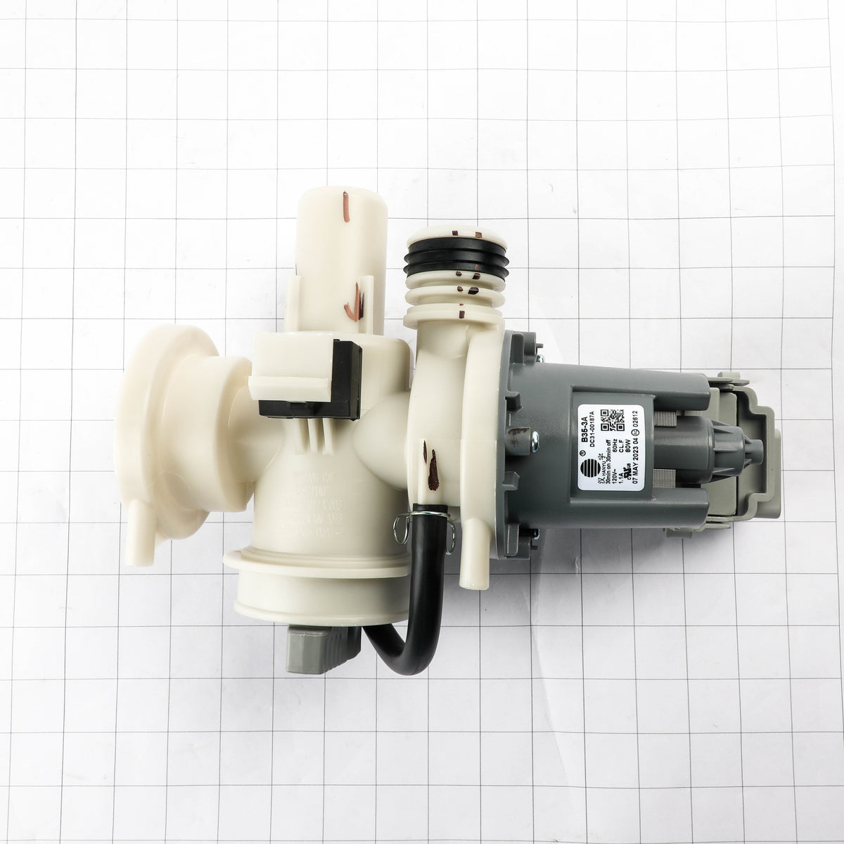 Samsung DC97-17999M Washer Drain Pump Assembly Genuine Original Equipment Manufacturer (OEM) Part