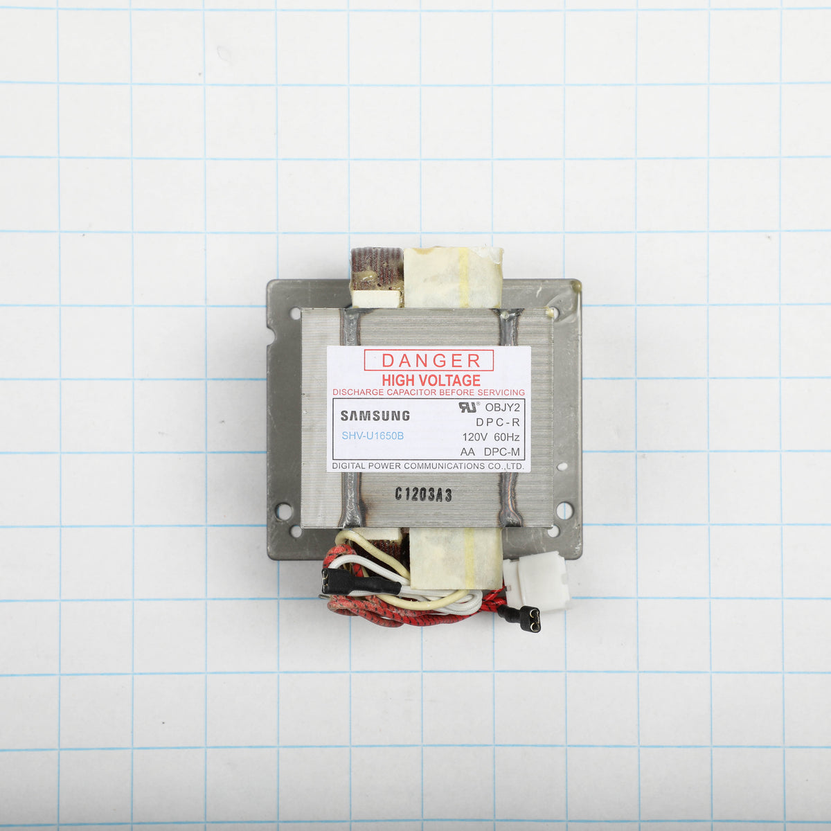 Samsung DE26-00122B Microwave High-Voltage Transformer (Replaces: DE26-00143C)
