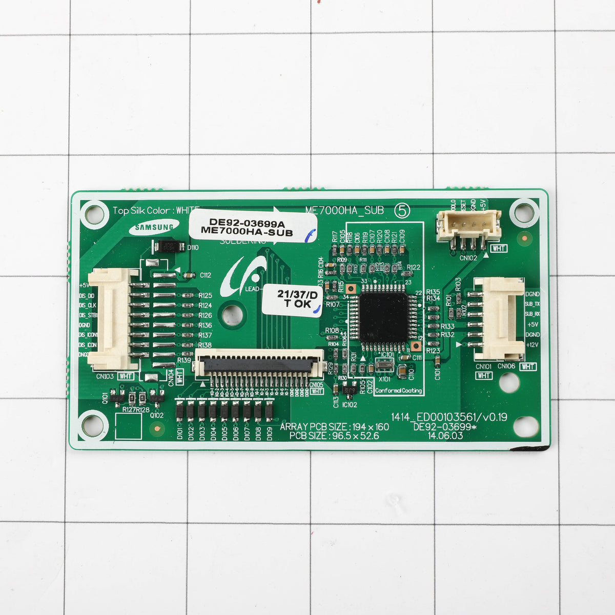 Samsung DE92-03699A Module Genuine Original Equipment Manufacturer (OEM) Part