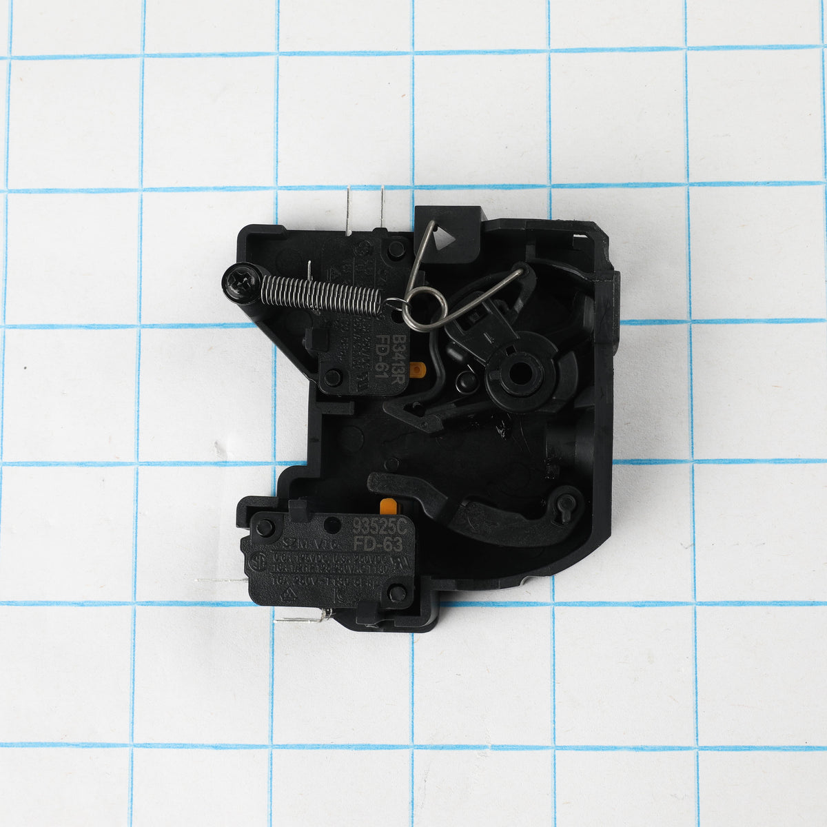 Samsung DE94-04016A Microwave Door Latch Housing and Interlock Switch Assembly Genuine Original Equipment Manufacturer (OEM) Part