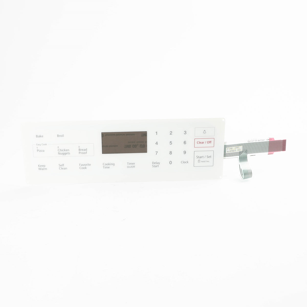 Samsung DG34-00025B Range Membrane Switch Genuine Original Equipment Manufacturer (OEM) Part