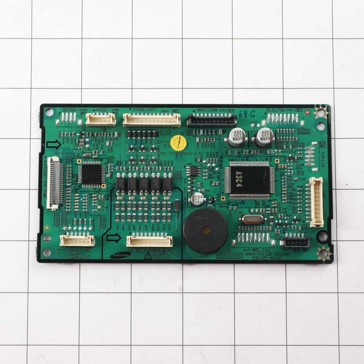 Samsung DG92-01069C Genuine OEM Assembly PCB Sub