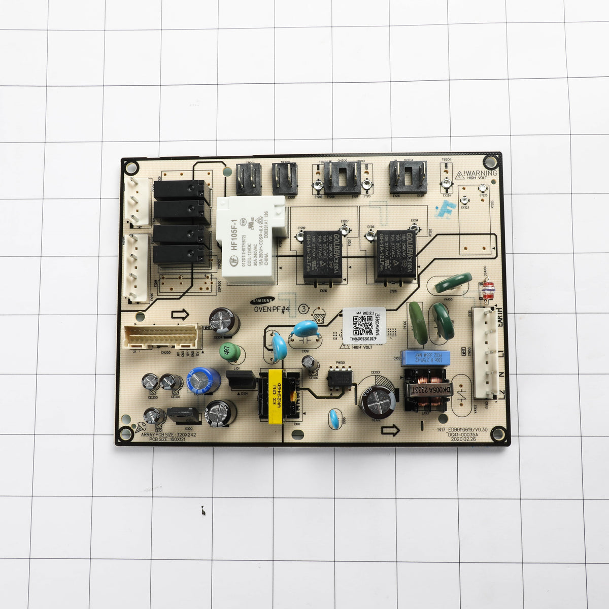 Samsung DG92-01207F Genuine OEM Assembly PCB Main