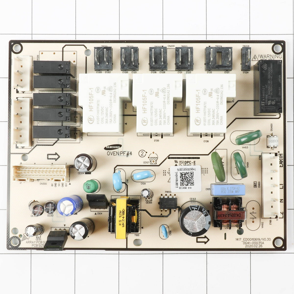 Samsung DG92-01207G Genuine OEM Assembly PCB Main