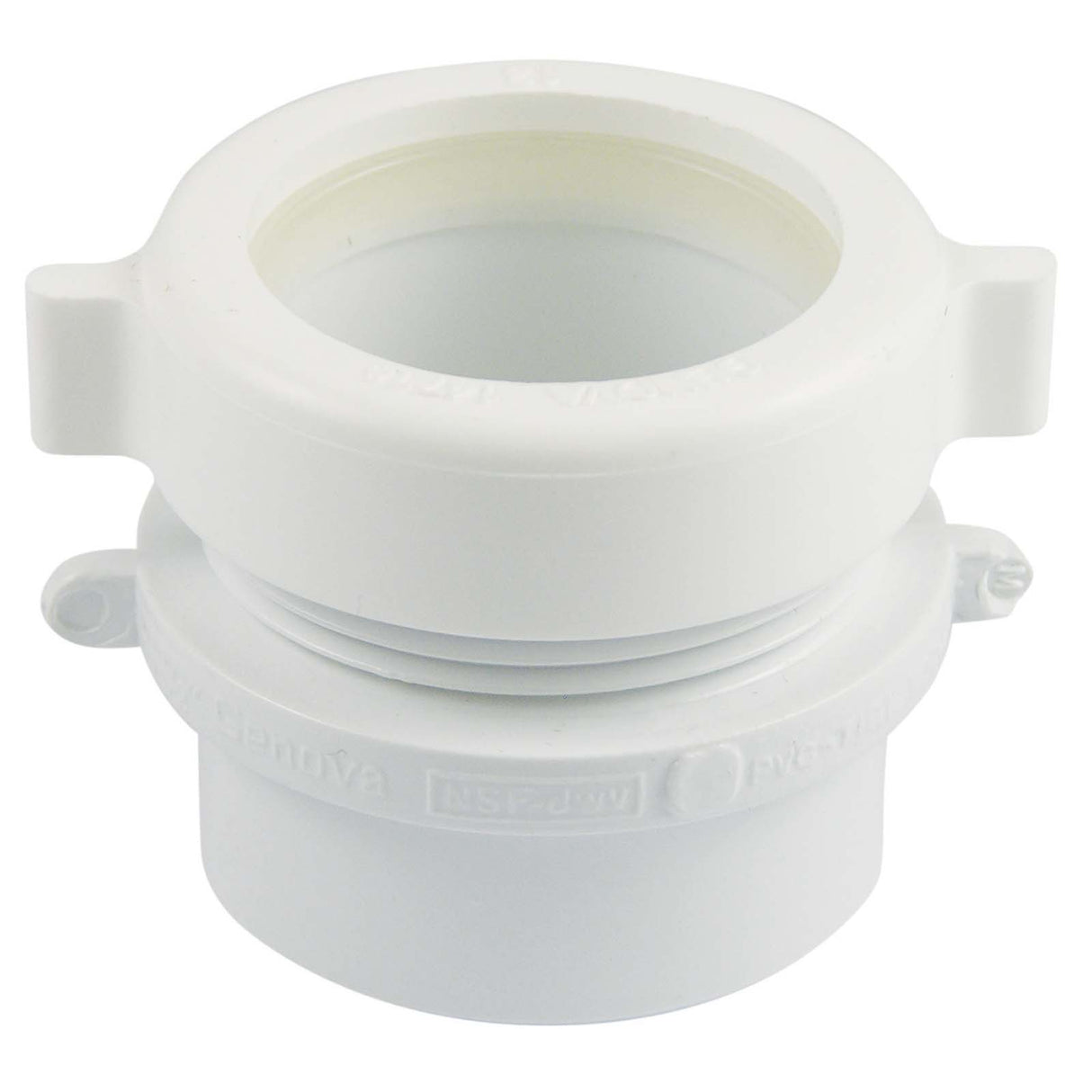 PlumbMaster Approved 59431 PVC Male Trap Adapter, 1-1/2" Spigot x 1-1/4" Slip-Joint Tube