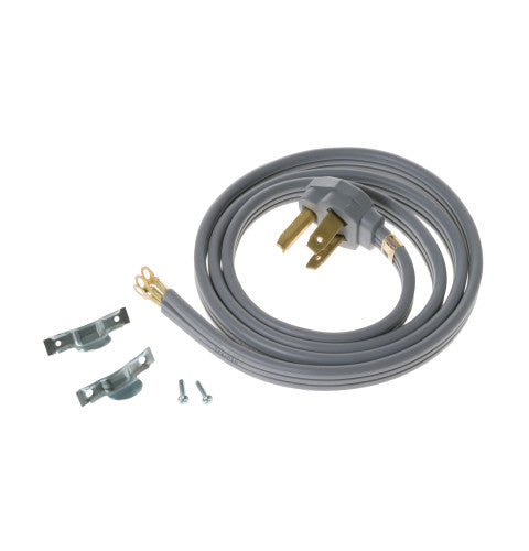 GE WX09X10004 Genuine OEM Power Cord (Grey) for GE Dryers