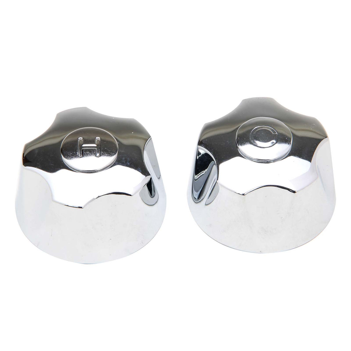 PlumbMaster Approved 24135 8ho Chrome Metal Hot and Cold Handle Pak without Bushing