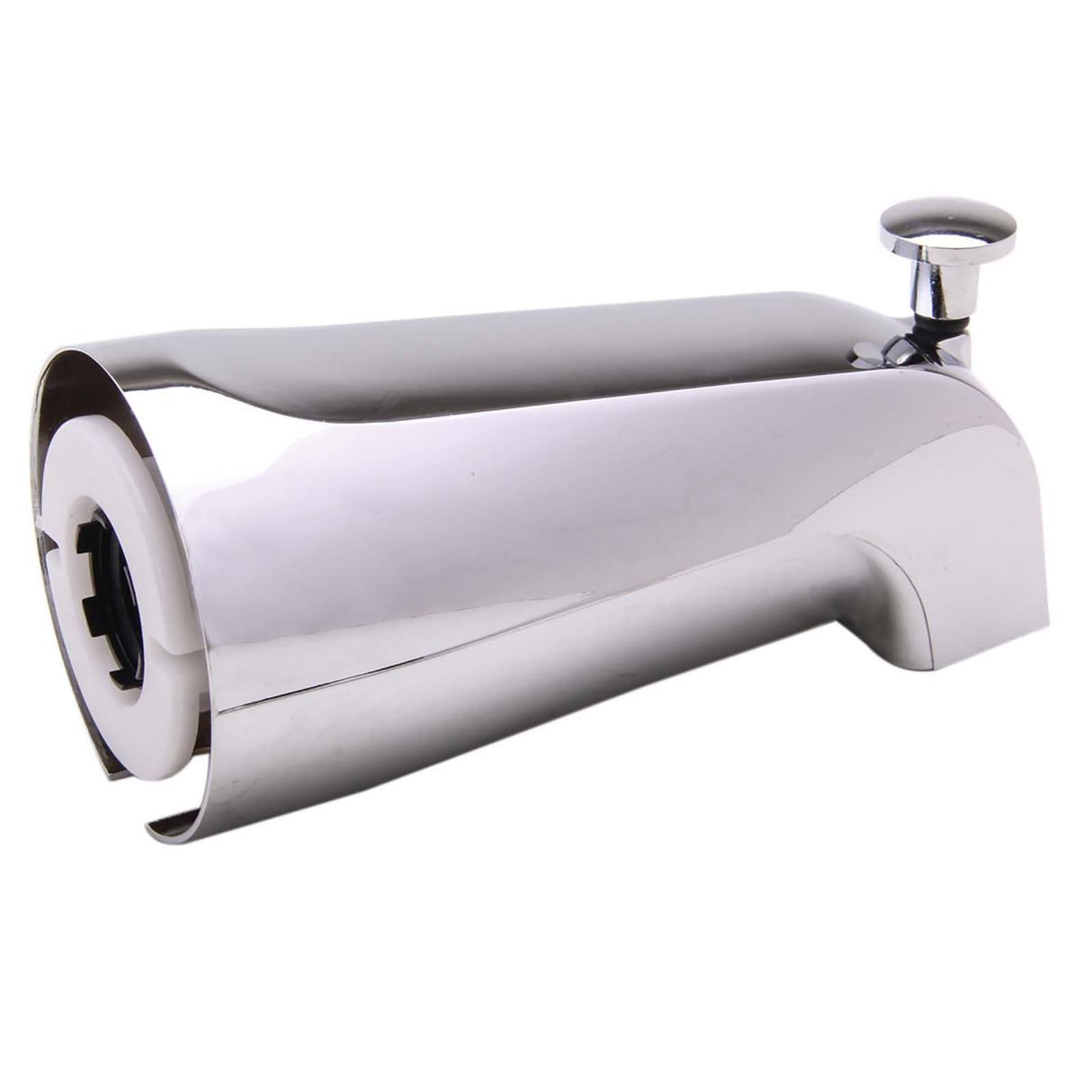 PlumbMaster Approved 34321 Adjustable Bath Spout with Diverter, 1/2 or 3/4" IPS, Chrome Plated