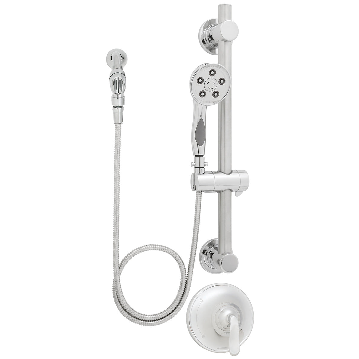 Speakman Caspian SM-7080-ADA-P ADA Compliant Hand Shower Combination Polished Chrome Finish - 2.5 GPM