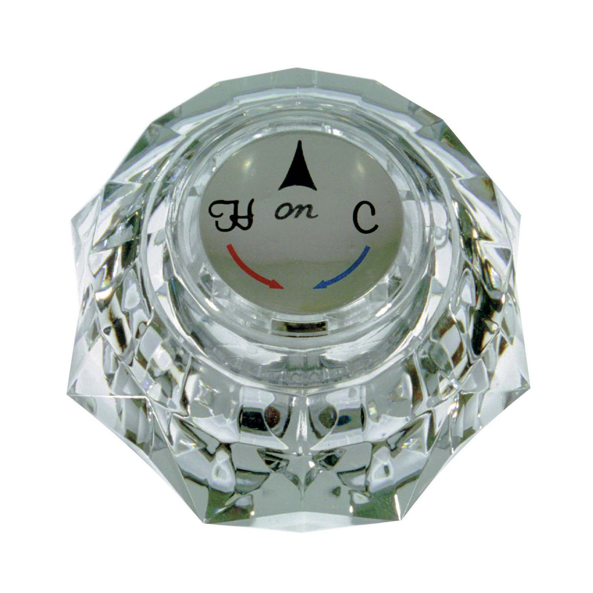 PlumbMaster Approved 30741 194-A Clear Acrylic Broach Style Single Handle for Delta Deltique Lavatory Faucet