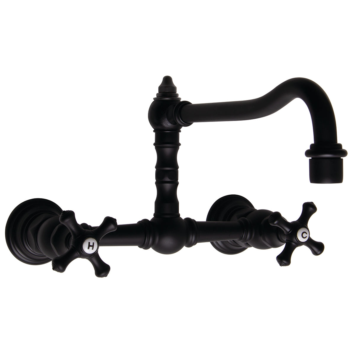 SB-3242-MB Proper High Rise Wall Mount Kitchen Faucet - MB