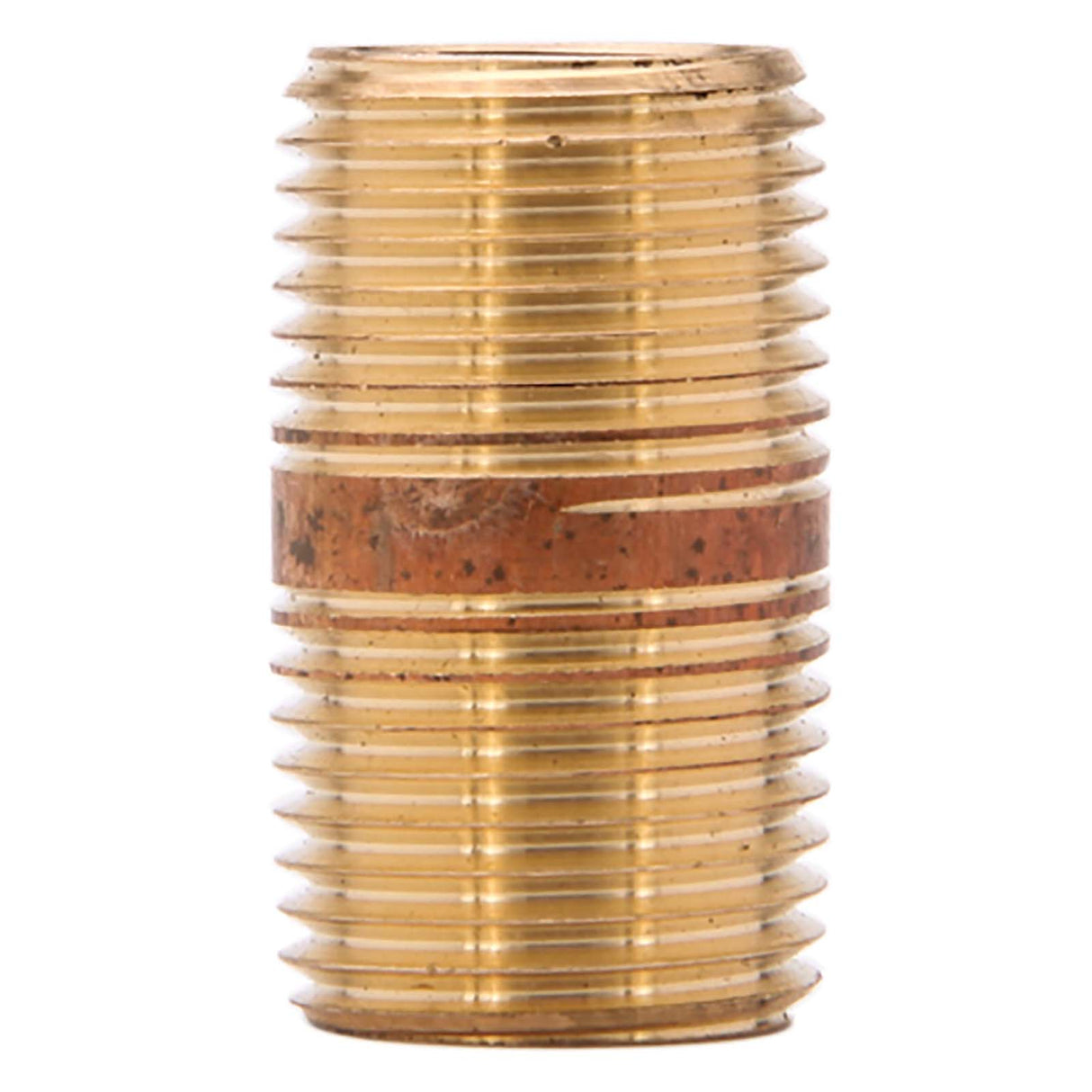 PlumbMaster Approved 54022B 1/2" x 1-1/2" Brass Nipple