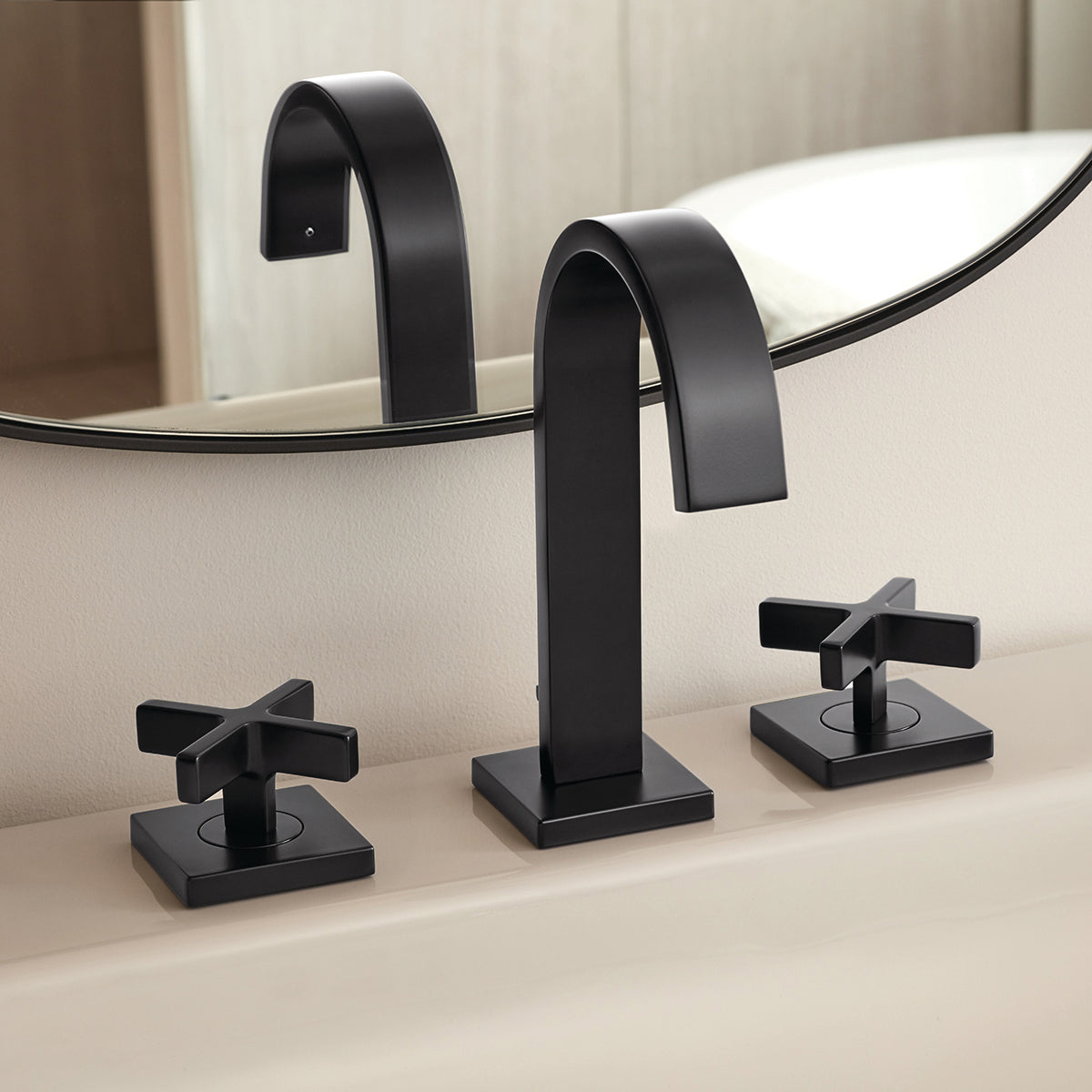 Lura CD521MB Widespread Faucet with Cross Handles