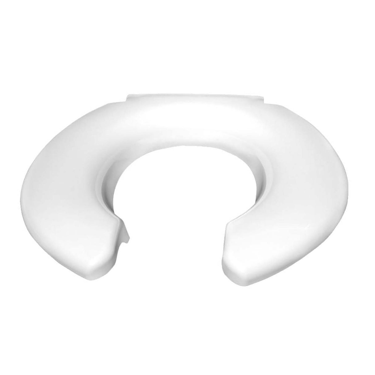 Big John 2445263-4W Open Front ABS Plastic Original Toilet Seat Without Cover, White