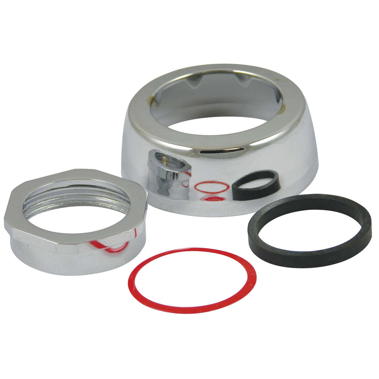Chrome-Plated Metal Spud Coupling Assembly
