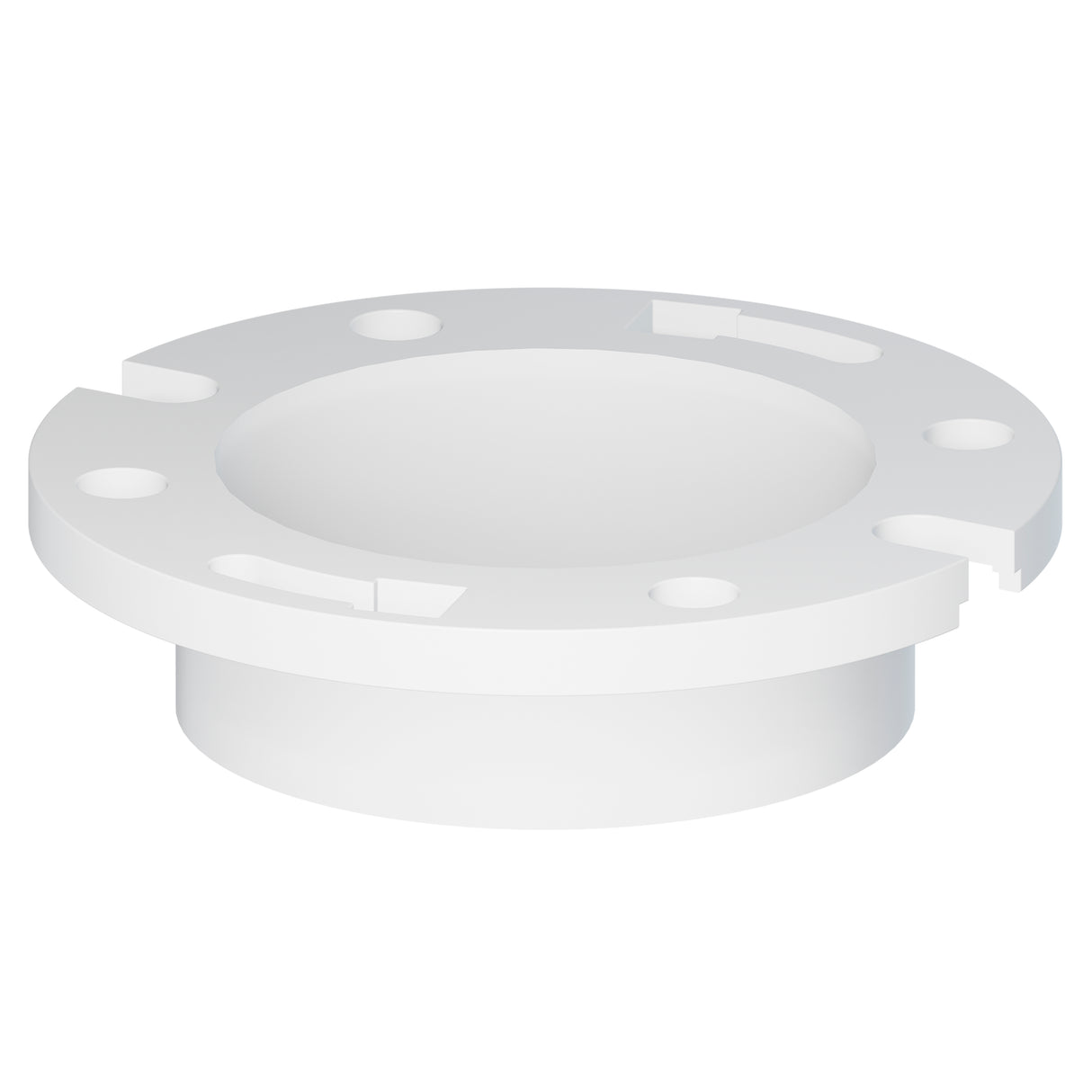 Tigre 800-3703 Reducing Closet Flange, 4 x 3", Hub x Hub, PVC