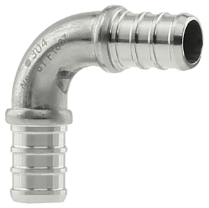 Boshart Industries SSPEX-E05 1/2" Stainless Steel PEX Elbow