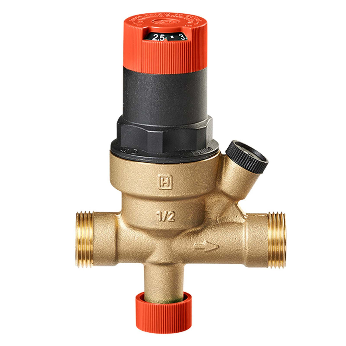 Resideo VF06-100-SUSUT/U Pressure Reducing Valve, 1/2" Union Sweat x 1/2" NPT, Brass