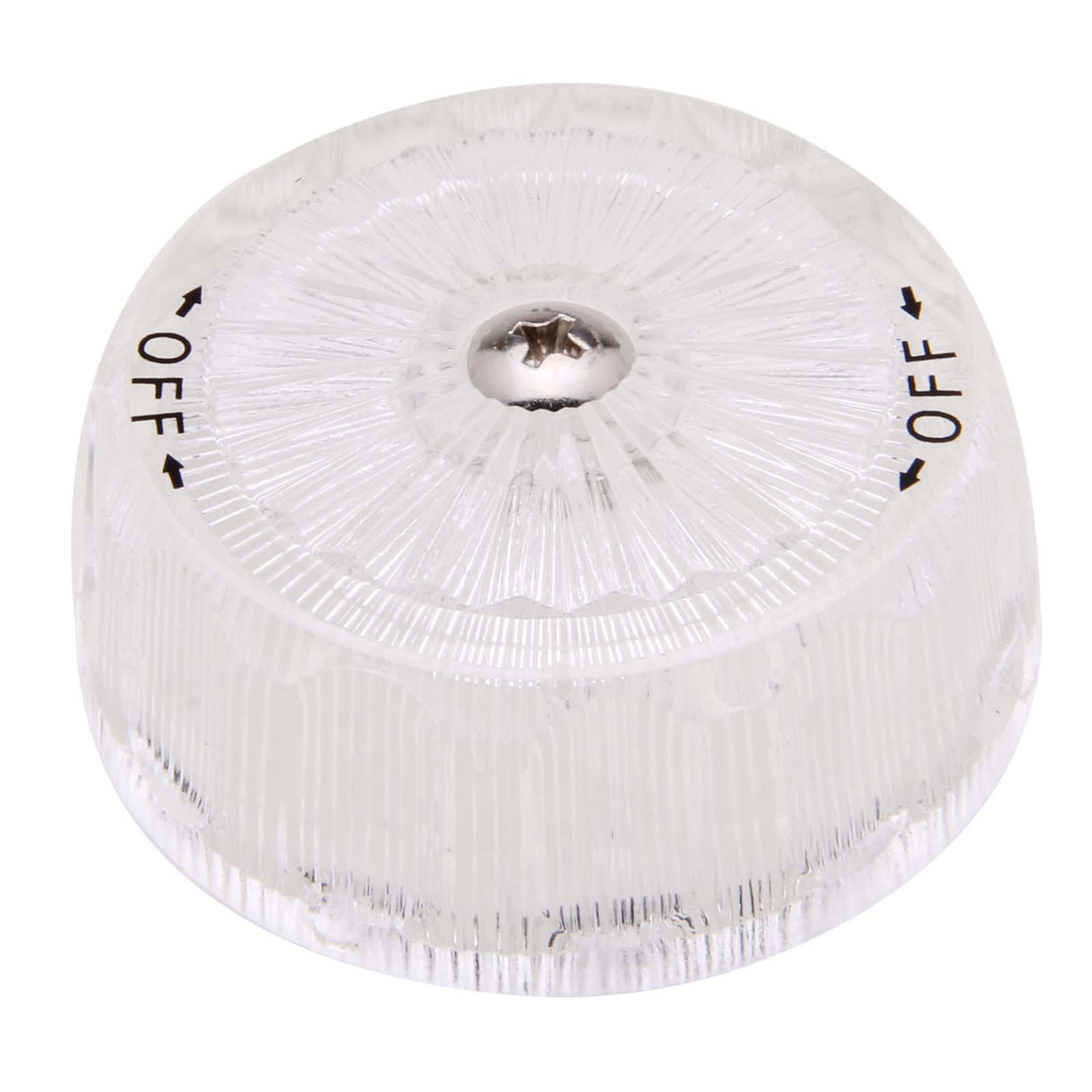 PlumbMaster Approved 31802 1 Clear Acrylic Volume Control Knob Handle for 964, 964CS, 963, 963CS Mixet Bath Fixture