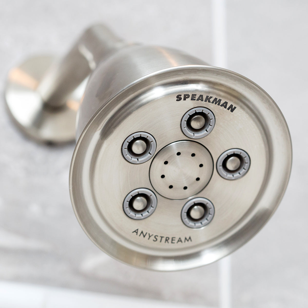 Speakman Hotel S-2005-HB-BN-E2 Low Flow Shower Head Brushed Nickel Finish - 2.0 GPM