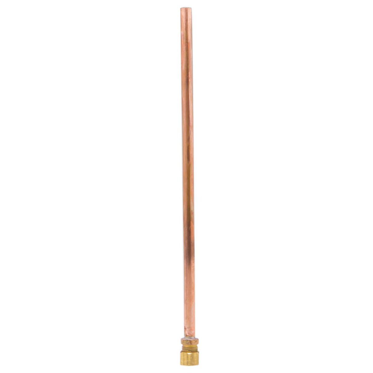 BrassCraft 1-20KC R 3/8" OD x 19-1/2" Length Copper Faucet Riser with Compression Nosepiece Rough Brass