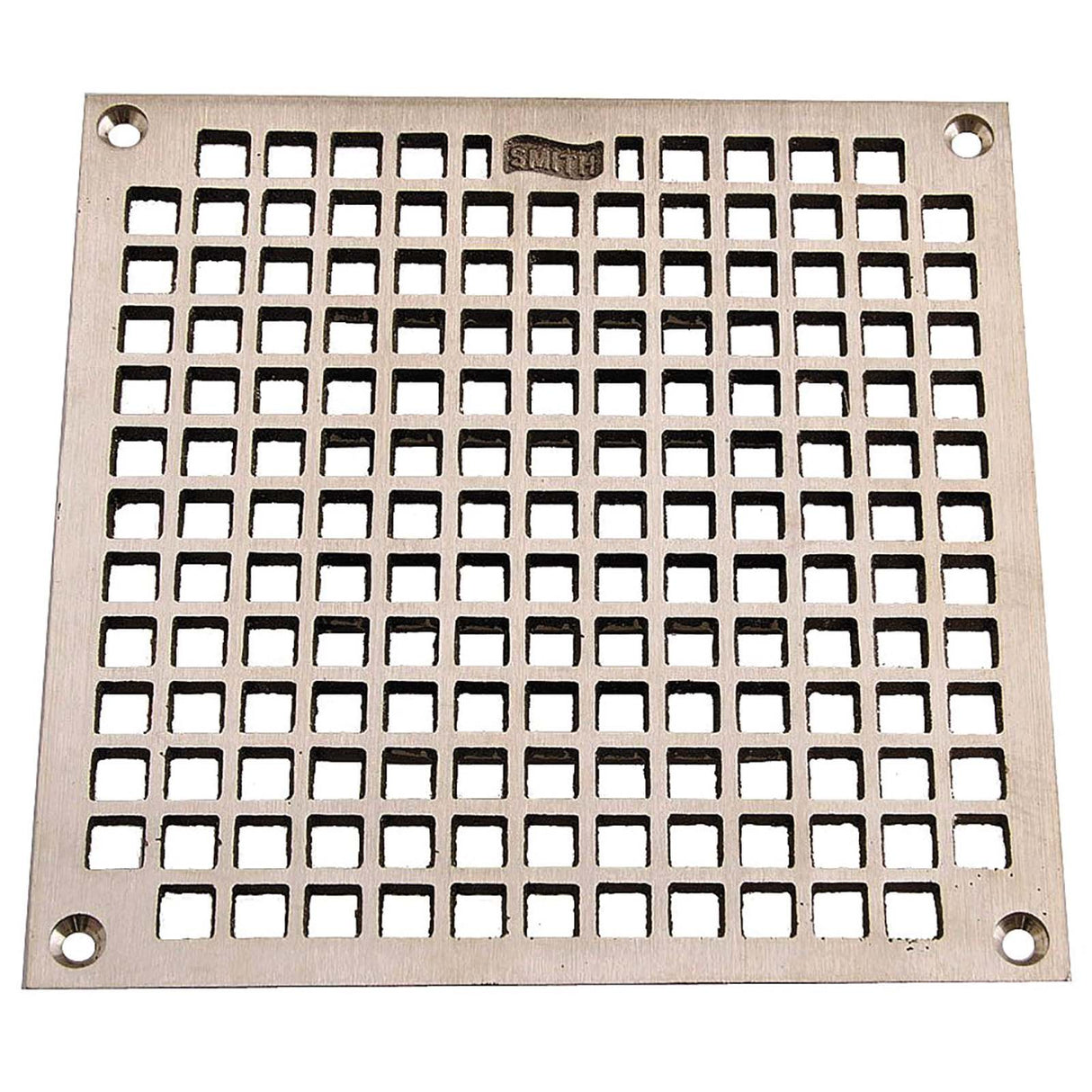JAY R. SMITH B08NBG 7-3/8" OD Square Floor Drain Grate Nickel Bronze