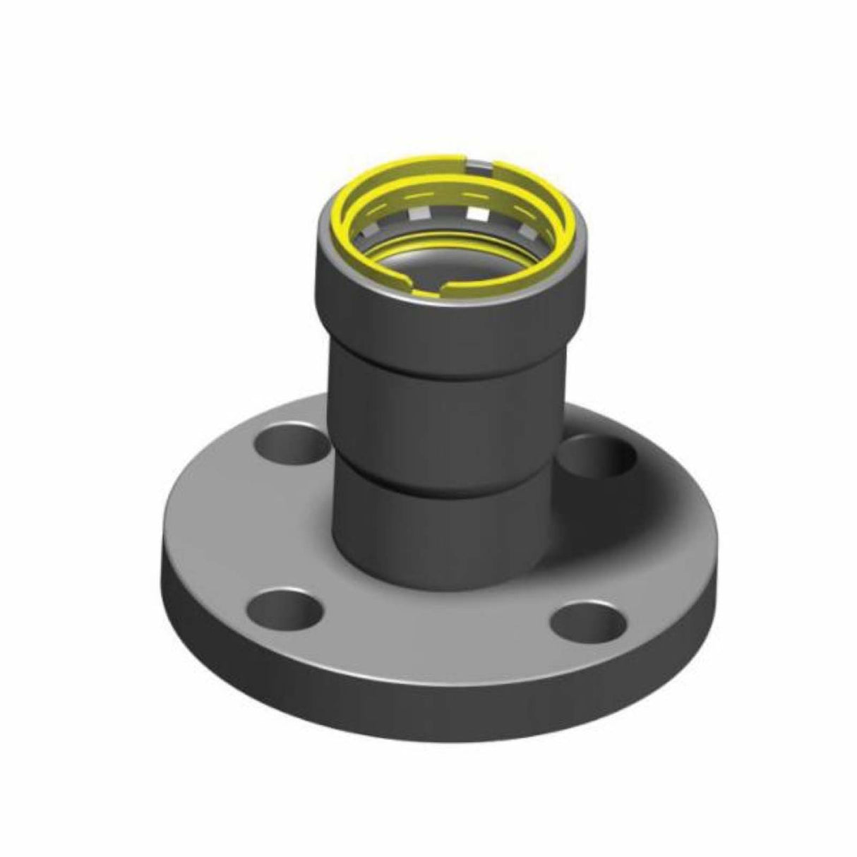Apollo Valves PWR7482411 Flange Adapter Class 150, Gas, HNBR, 4771G, PxFLG, 1/2"