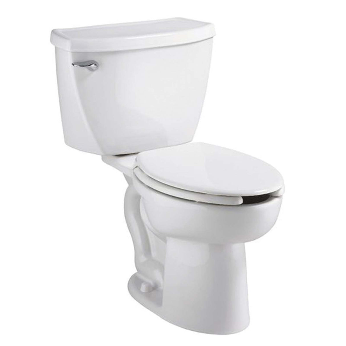 American Standard Cadet Flowise Right Height 2467.100 White Vitreous China Elongated Pressure-Assisted Toilet, 1.1 gpf, 12 In