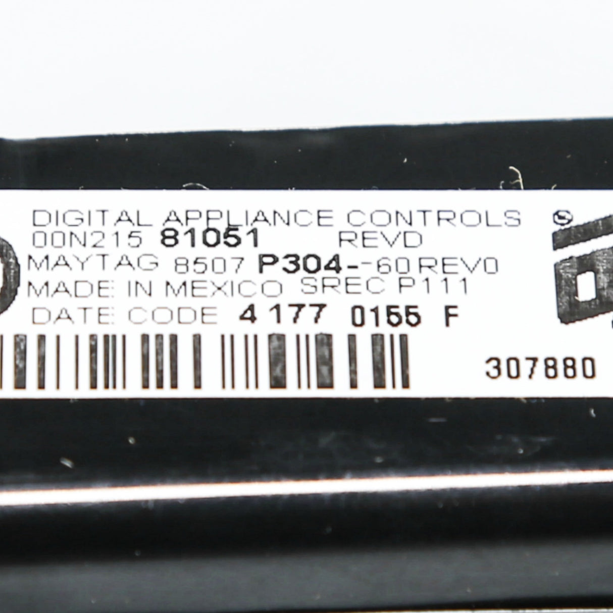 Whirlpool 5701M760-60 Genuine OEM Kit Clk Overlay M1 Blk M