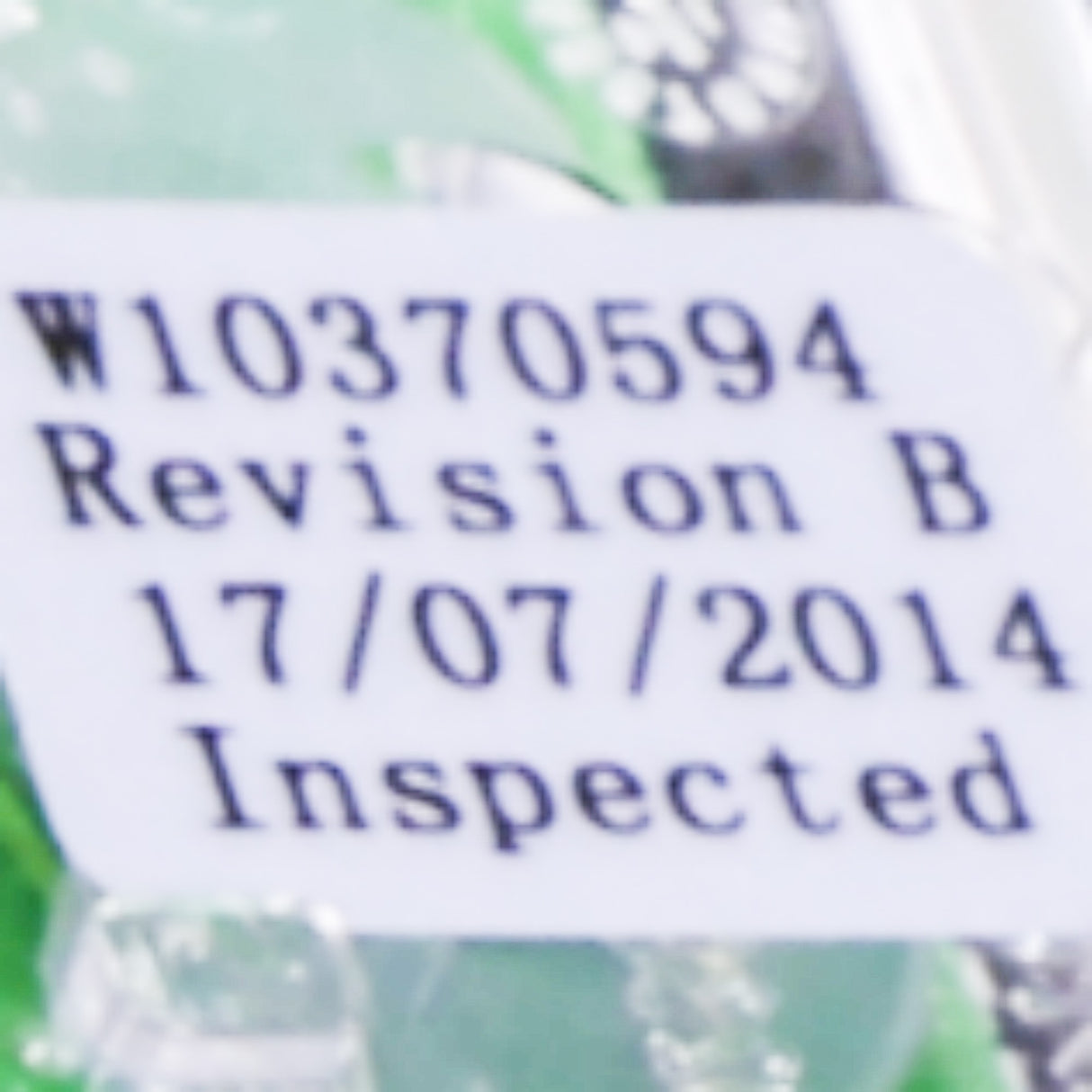 Whirlpool WPW10370594 Genuine OEM Pad