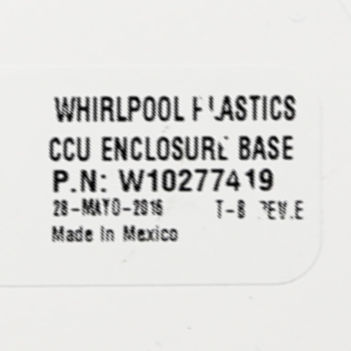 Whirlpool WPW10525359 Genuine OEM Control Electronic
