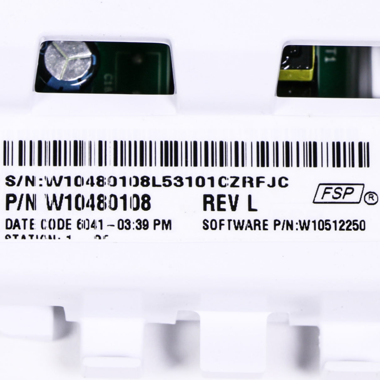 Whirlpool W10480108 Genuine OEM Ccuasm Vmw He 120V Wtw56