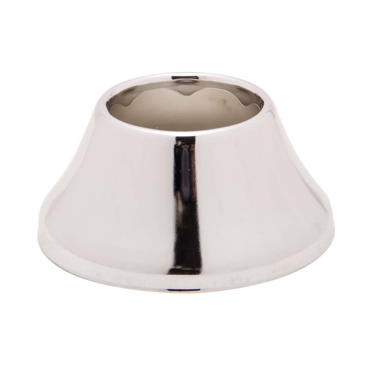 PlumbMaster Approved E08-150 1-1/2" ID x 3" OD Chrome Plated Steel Bell Pattern Flange
