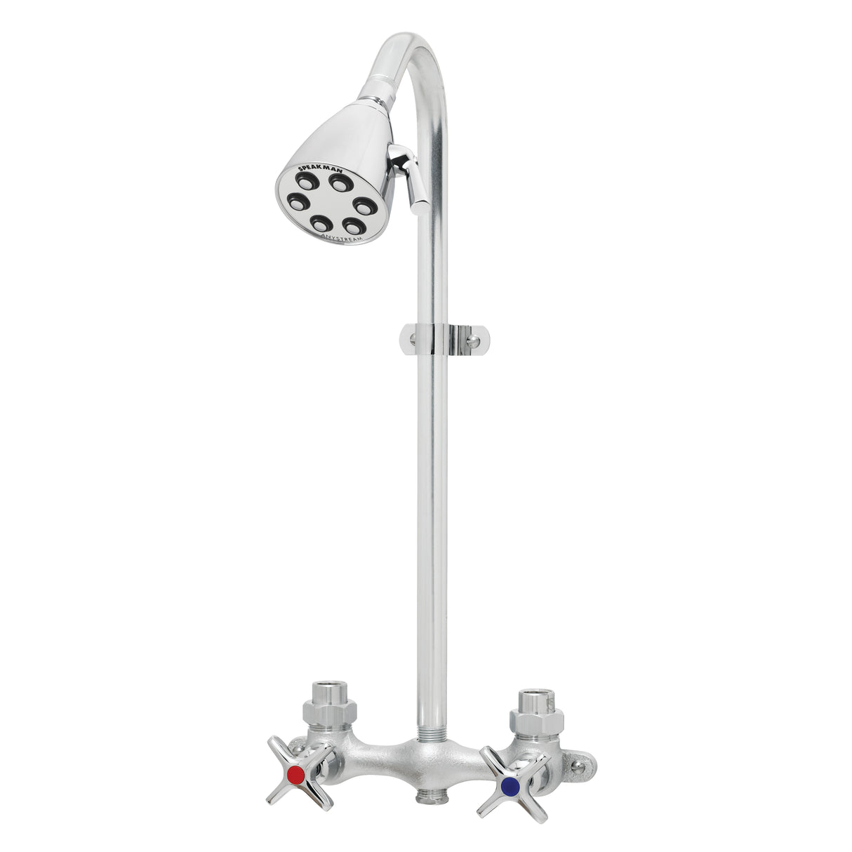 Speakman Commander SC-1220-2-AF Exposed Shower Rough Chrome Plated Finish - 2.5 GPM