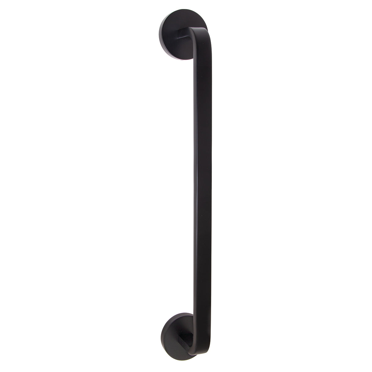 SH-2704-MB Vector 14in. Vertical Bar for Glass Shower Door in Matte Black