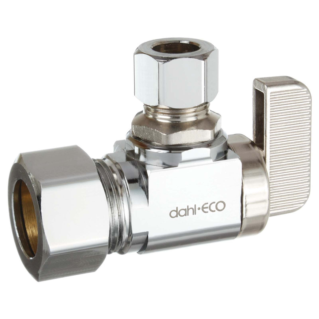 5/8" x 3/8" Chrome Plated Brass (Lead Free) 1/4-Turn Angle Supply Stop