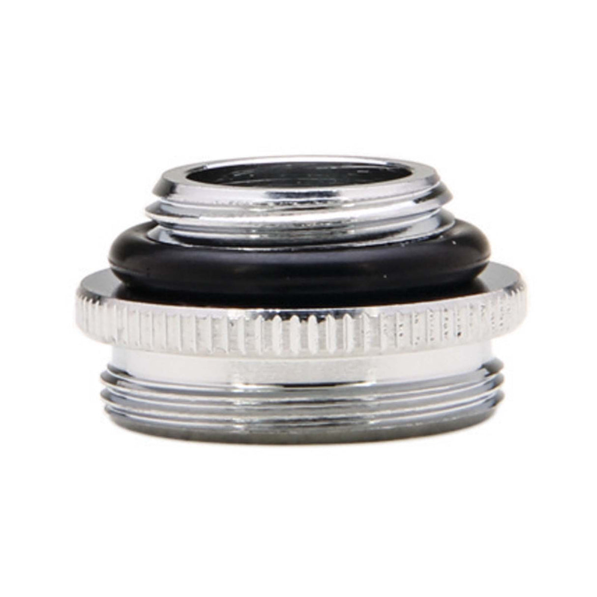 PlumbMaster Approved 36118NL Nickel Plated Brass No-Lead Aerator Adapter, 3/8" x 55/64-27 TPI