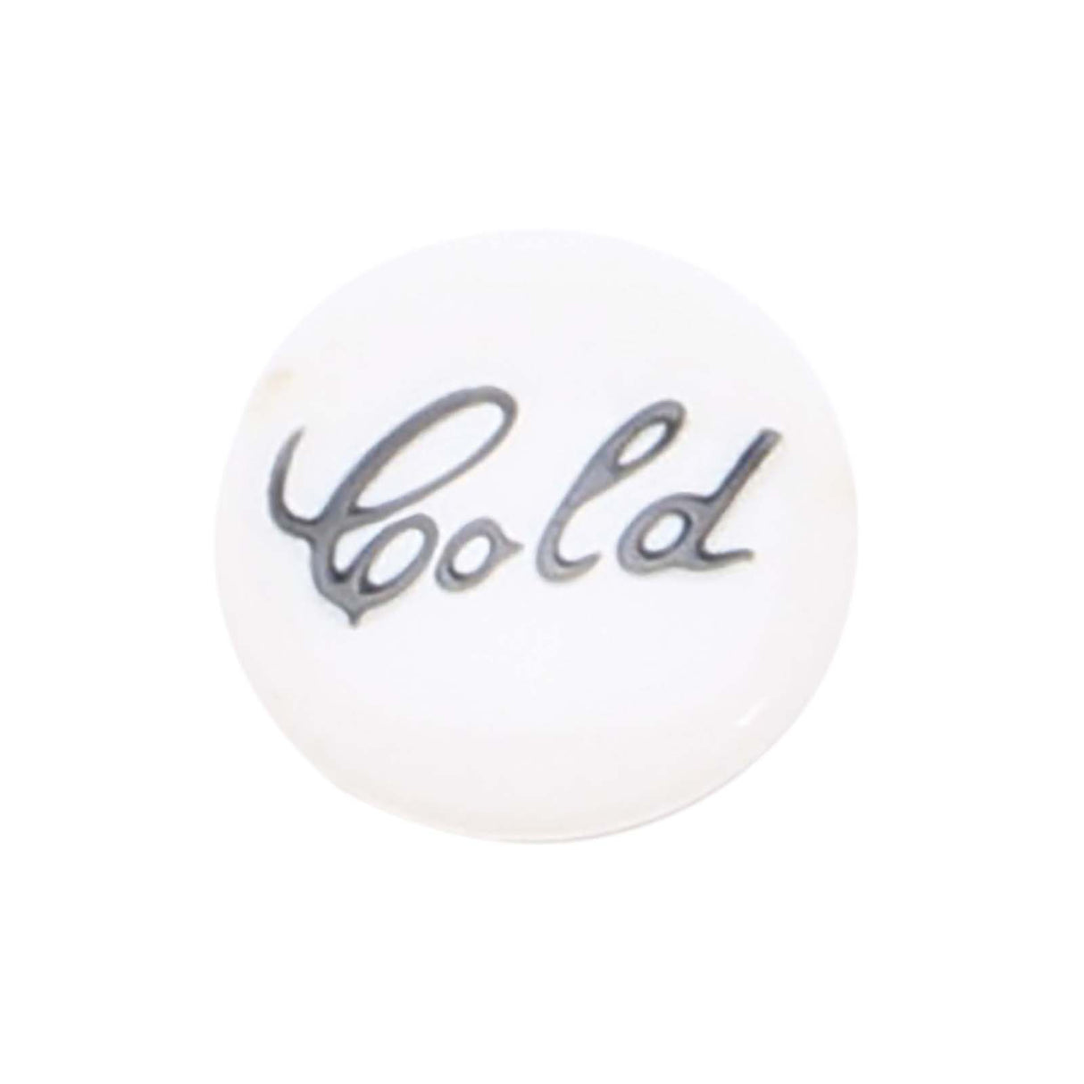 PlumbMaster Approved 25811 White Cold Handle Button