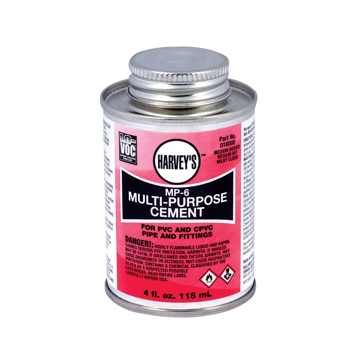 018000-24 Harvey Multi-Purpose Cement, 4 oz, Blue