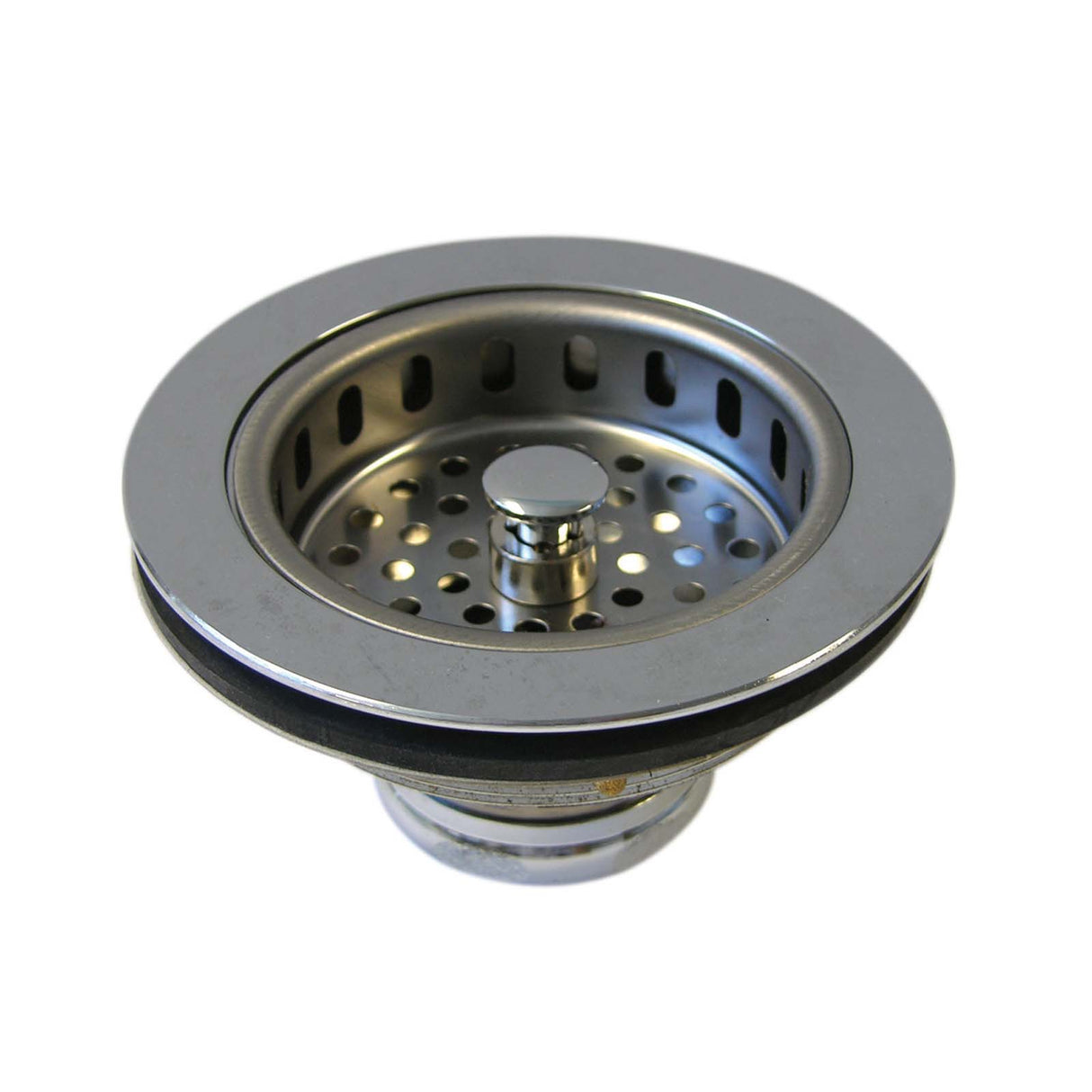 PlumbMaster Approved 50541 3-1/2" OD 3-1/2 x 4" Opening Heavy Brass Basket Sink Strainer