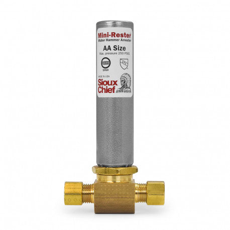 Sioux Chief 660-GTCO Mini Rester 1/4" Compression Tee for Ice Maker