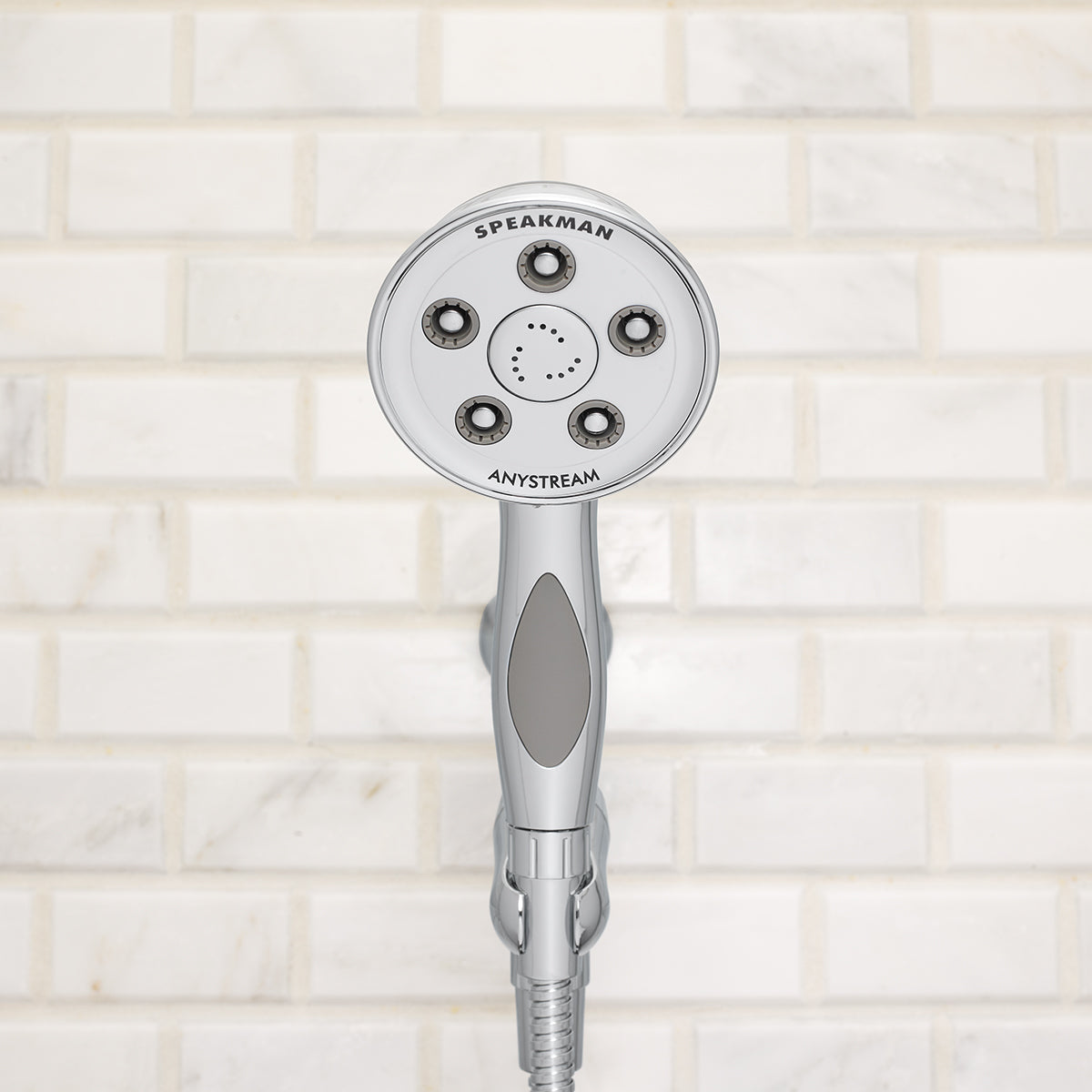 Speakman Caspian VS-3014-E2 Low Flow Hand Shower Head Polished Chrome Finish - 2.0 GPM