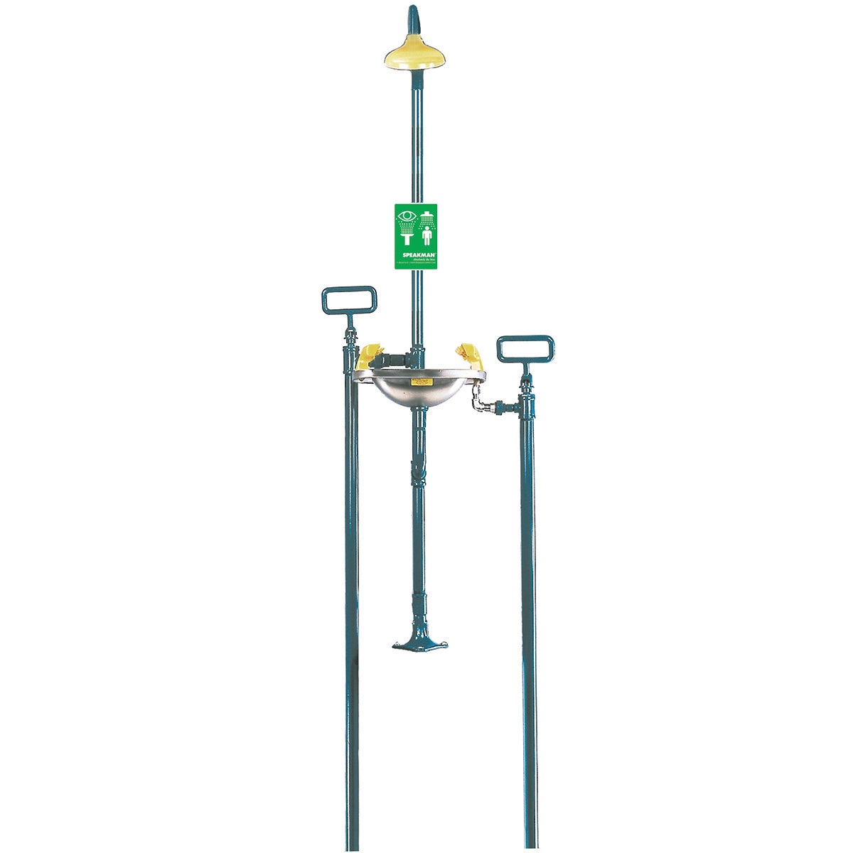 Select Series SE-609 Freeze Protected Buried Supply Emergency Combination Shower w/SS Bowl Eye/face Wash