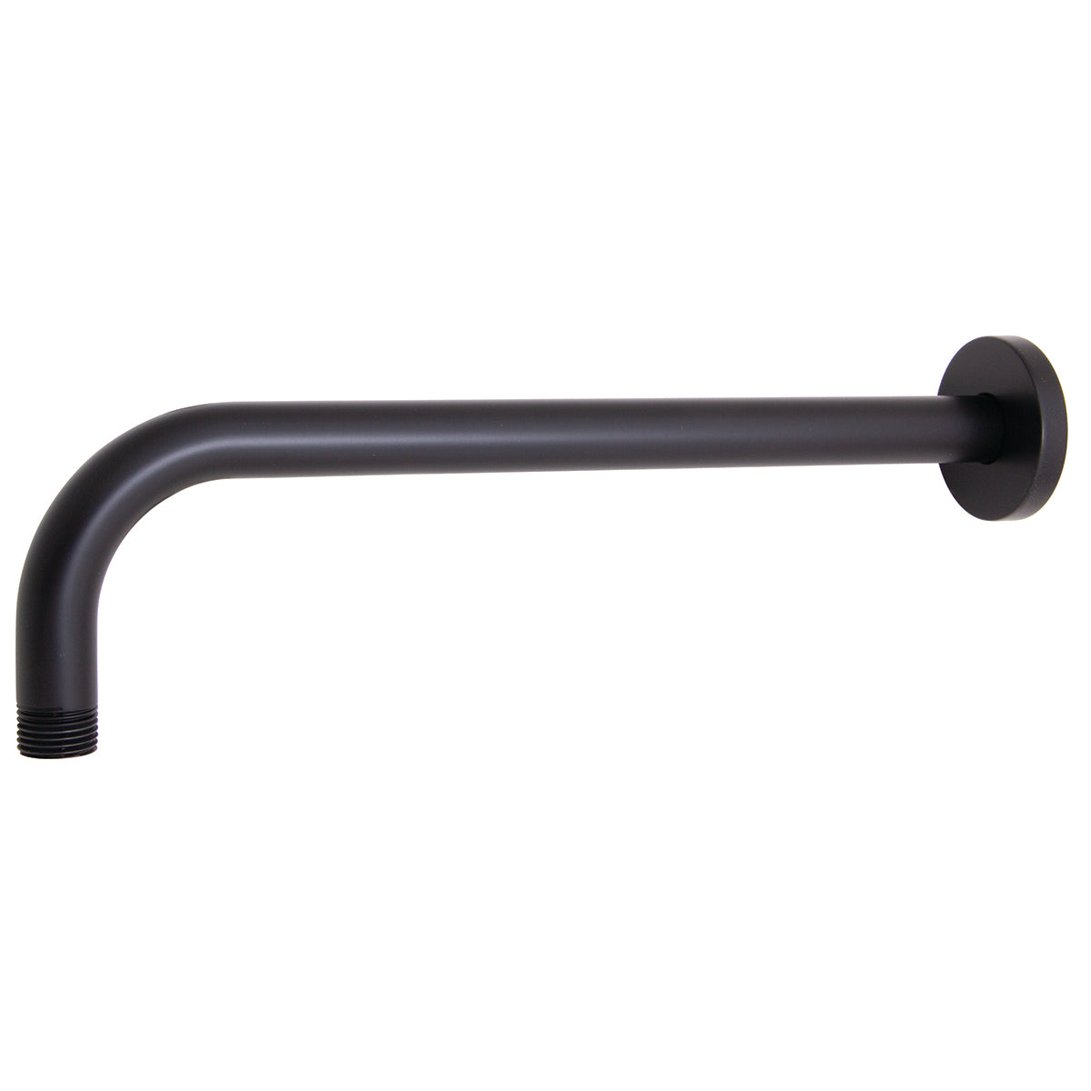S-2571-MB Wall Mount 12" Rain Shower Arm and Flange