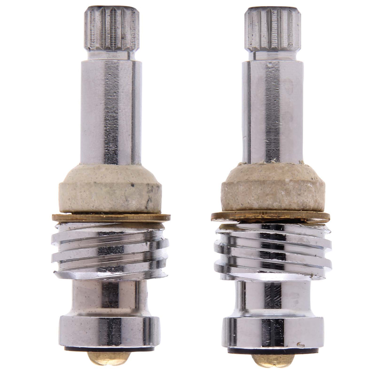 PlumbMaster Approved 10597NL Re-4x No-Lead Right Hand Hot & Left Hand Cold Stem (Pair) For Crane, Repcal wall faucet